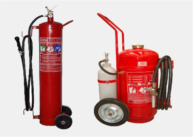 Extintor de Incêndio Tipo Carreta sobre Rodas